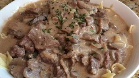 Elegant Beef Stroganoff